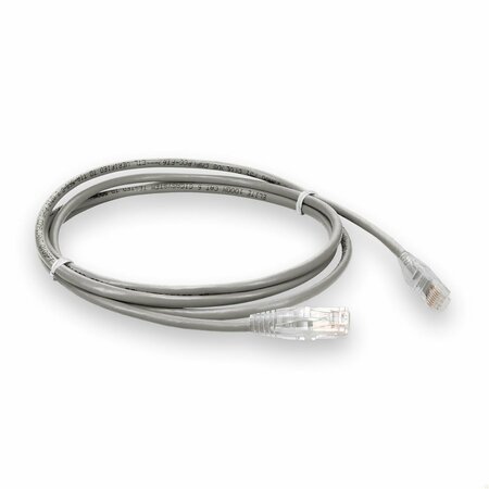 ADD-ON 50CM RJ-45 MALE TO RJ-45 MALE CAT6 STRAIGHT BOOTED, SNAGLESS GRAY UTP ADD-0-5MCAT6P-GY